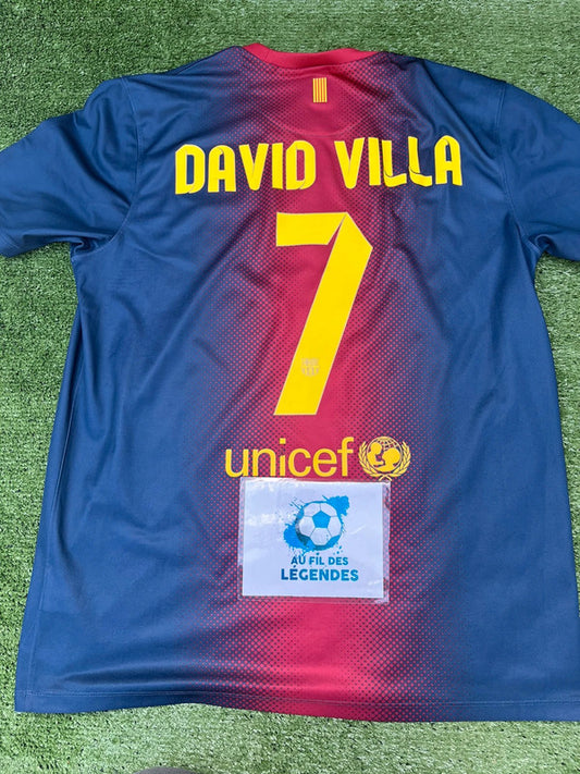 Maillot  David Villa FC Barcelone