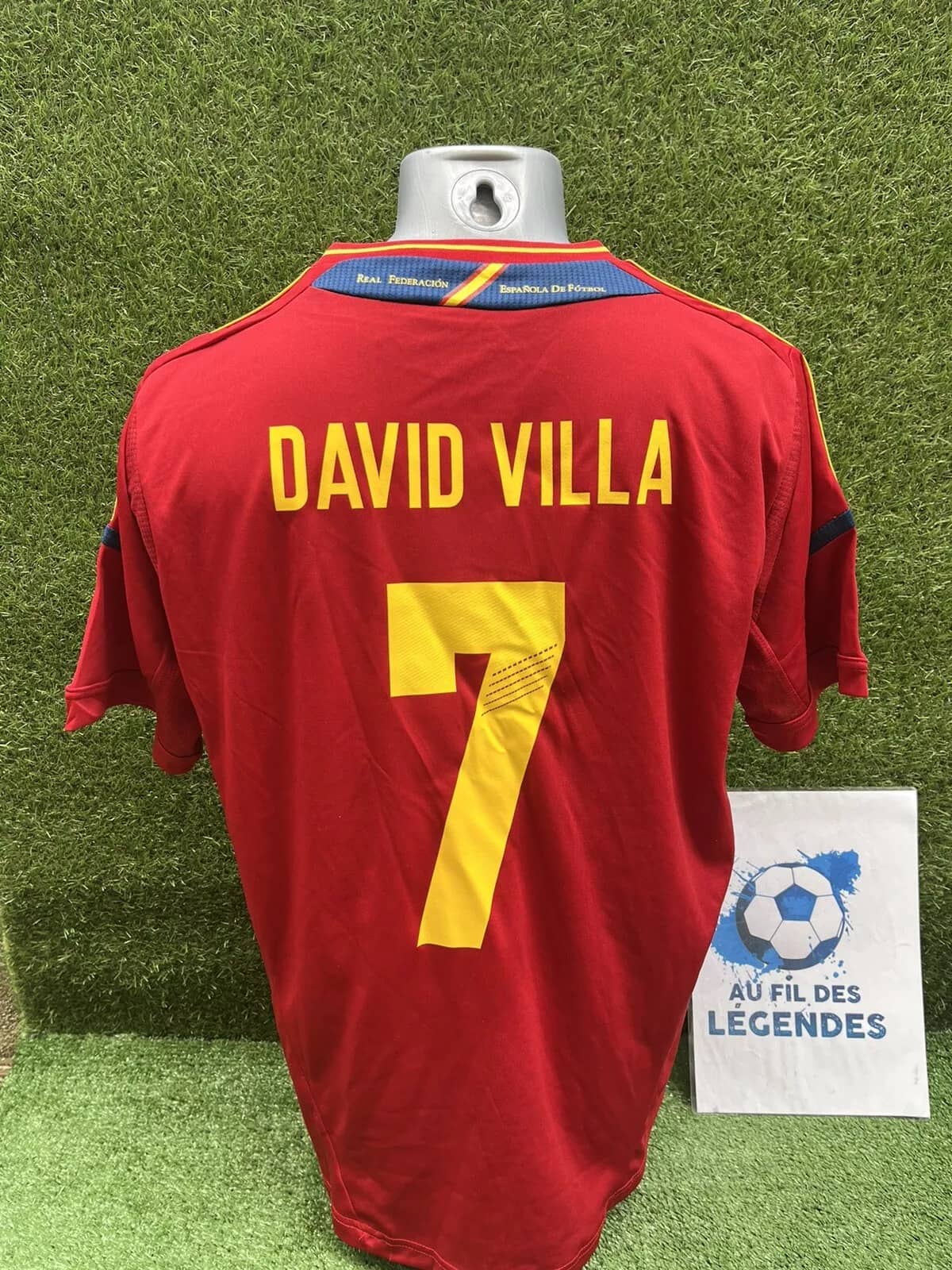 Maillot David Villa espagne Au Fil Des Légendes