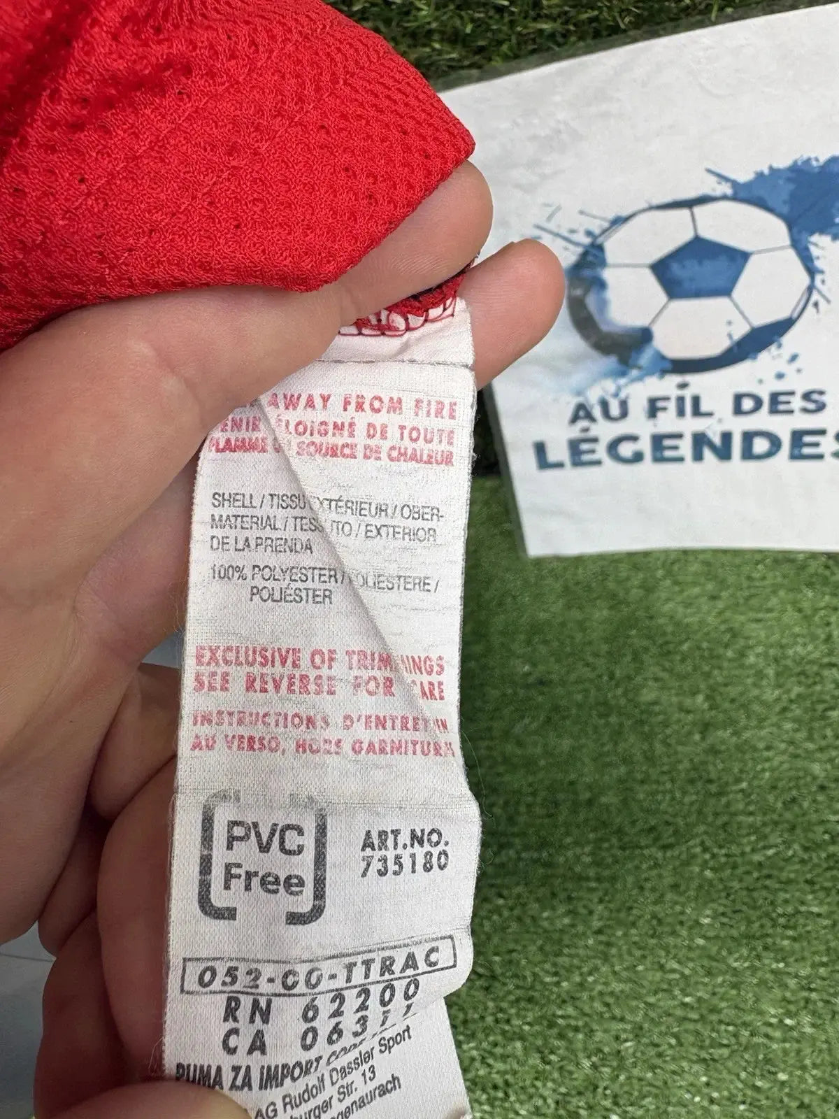 Maillot Fanni Stade Rennais Au Fil Des Légendes puma football shirt vintage