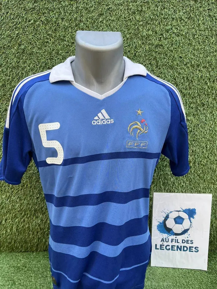 Maillot Gallas france - Au Fil Des Légendes adidas tee shirt football sport jersey
