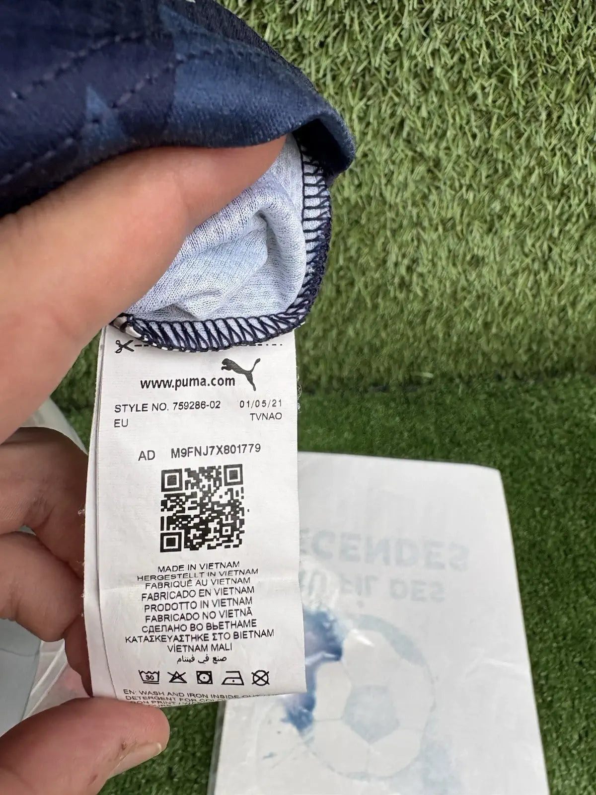 Maillot Guendouzi Olympique de Marseille - away 2021 - Taille M Au Fil Des Légendes