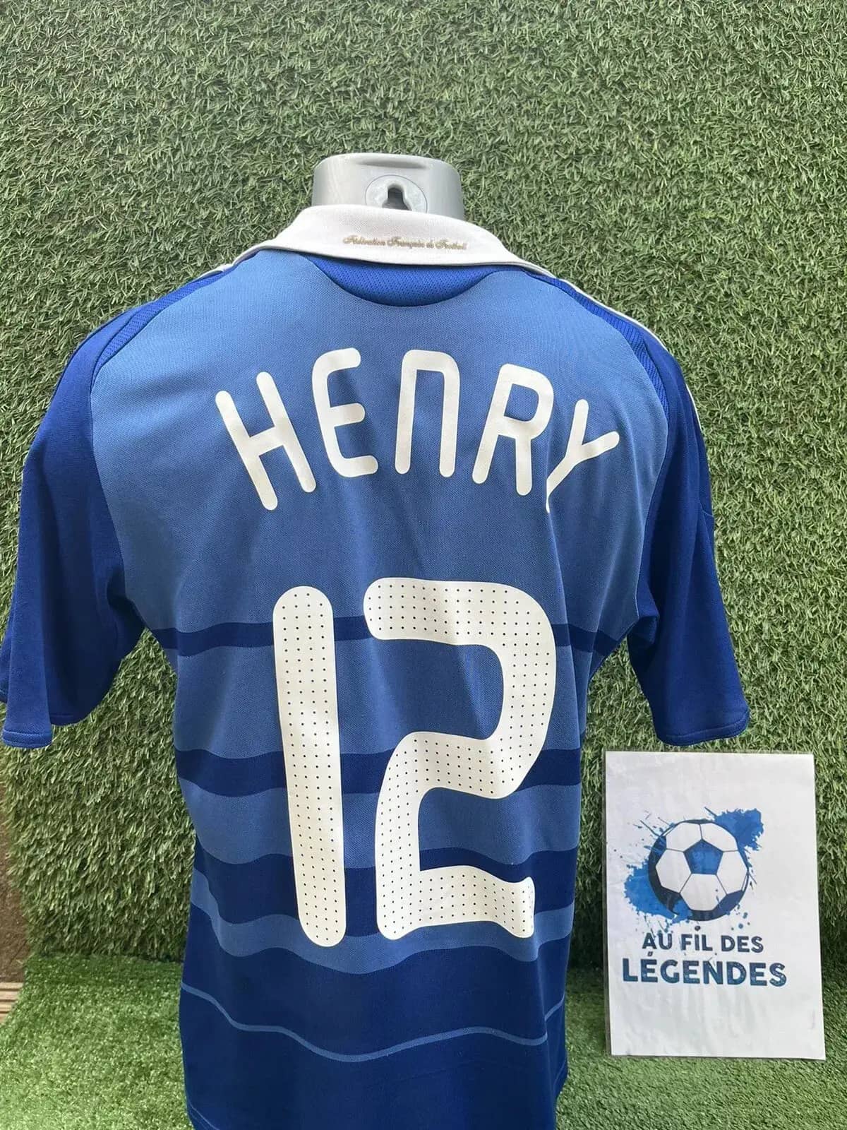 Maillot Henry équipe de France Au Fil Des Légendes