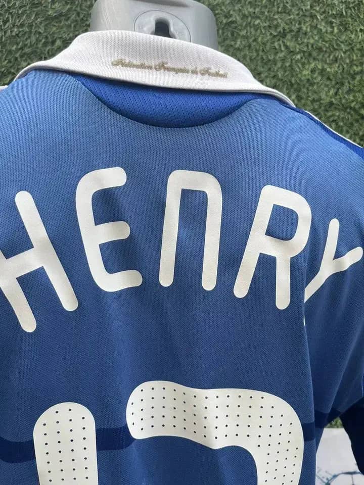Maillot Henry équipe de France Au Fil Des Légendes