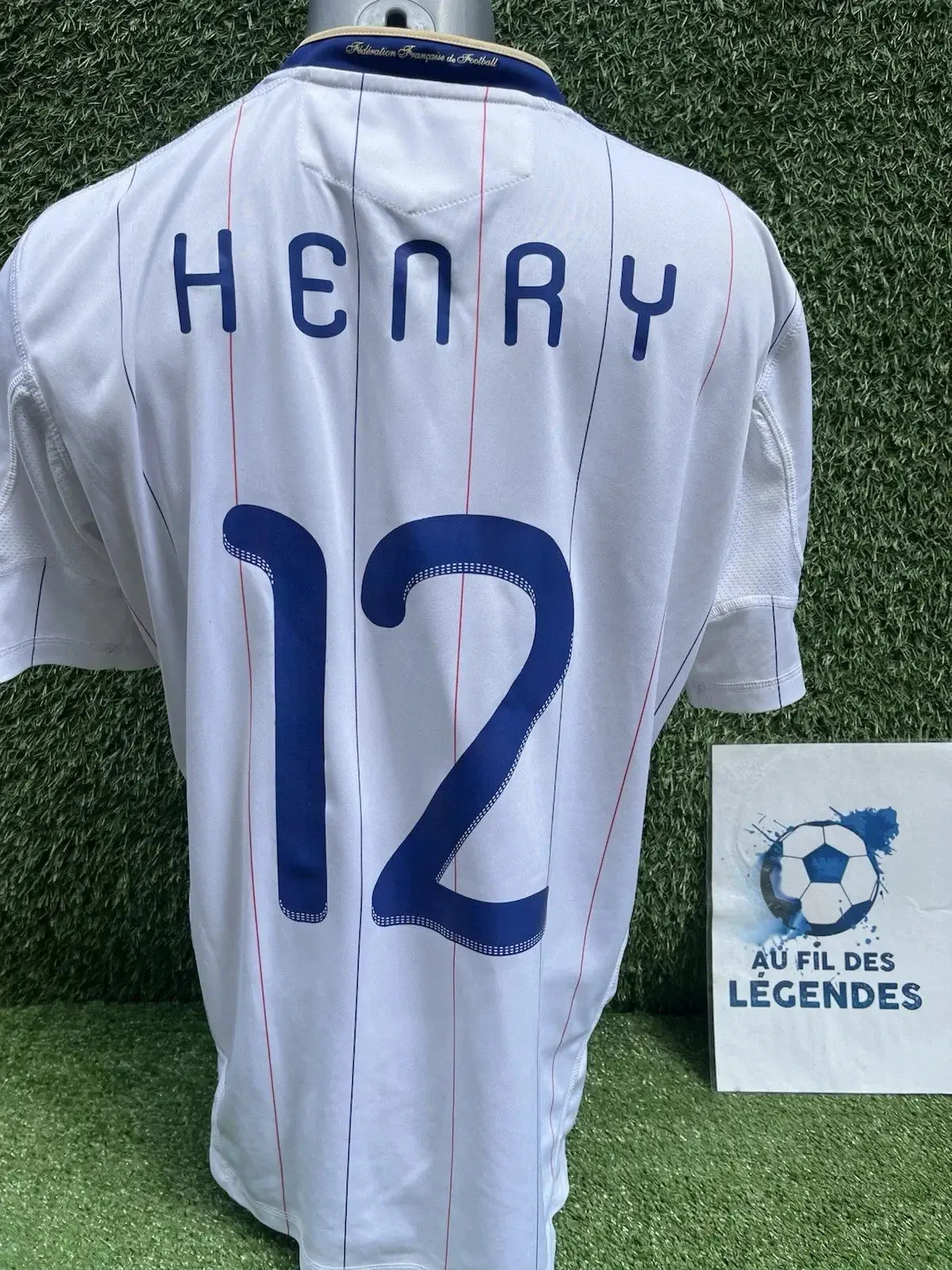 Maillot Henry équipe de France - Au Fil Des Légendes adidas football fff