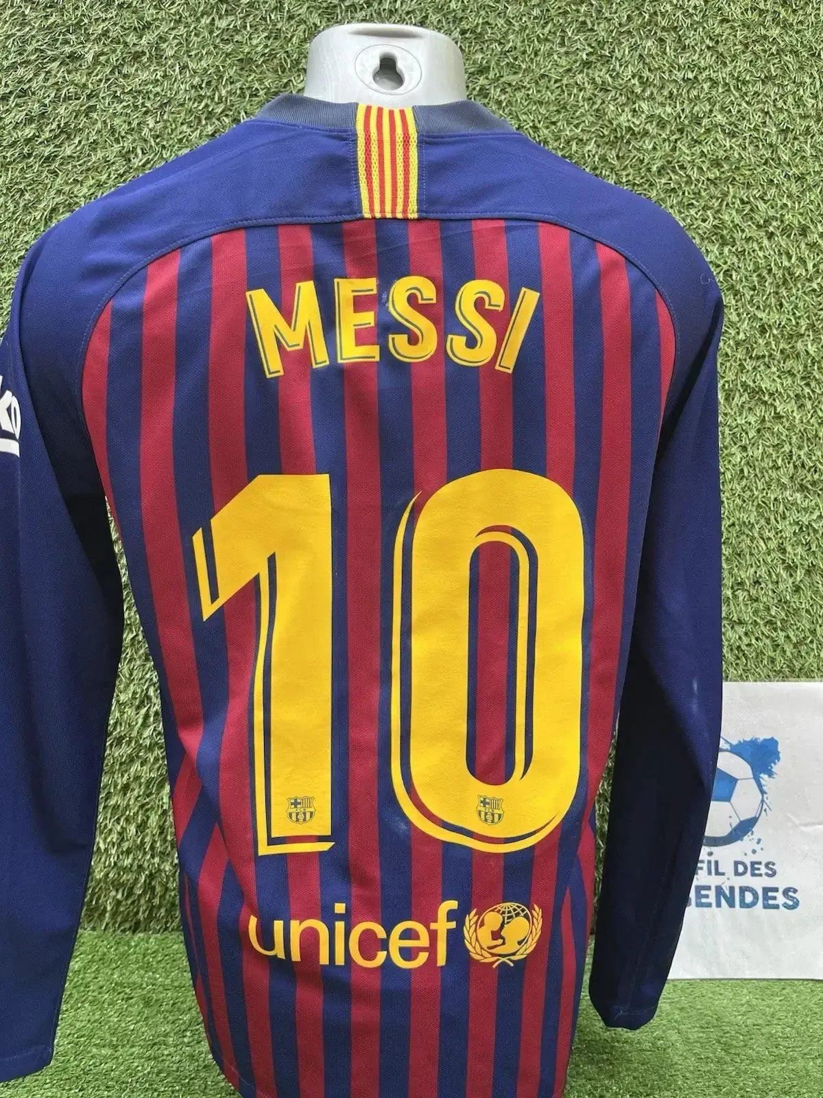 Maillot Messi Barcelone - Au Fil Des Légendes nike football vintage