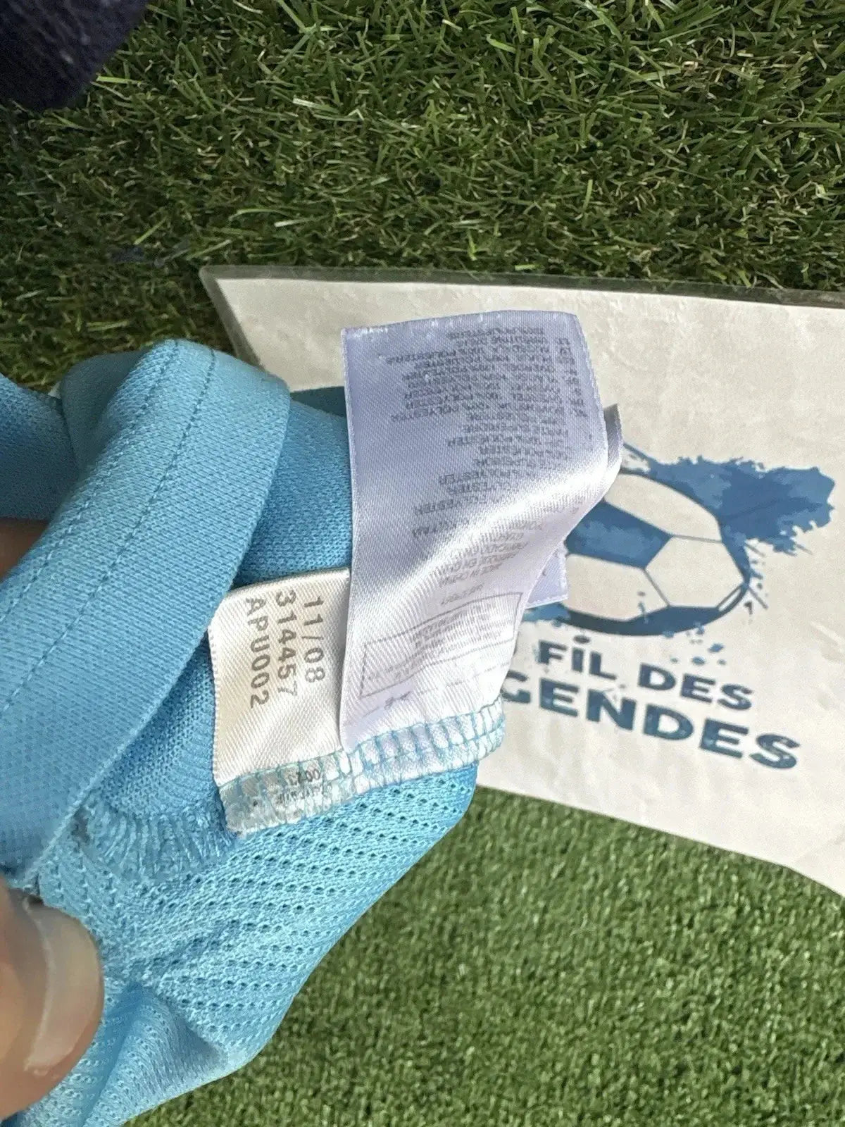 Maillot Niang Olympique de Marseille Au Fil Des Légendes adidas football shirt vintage
