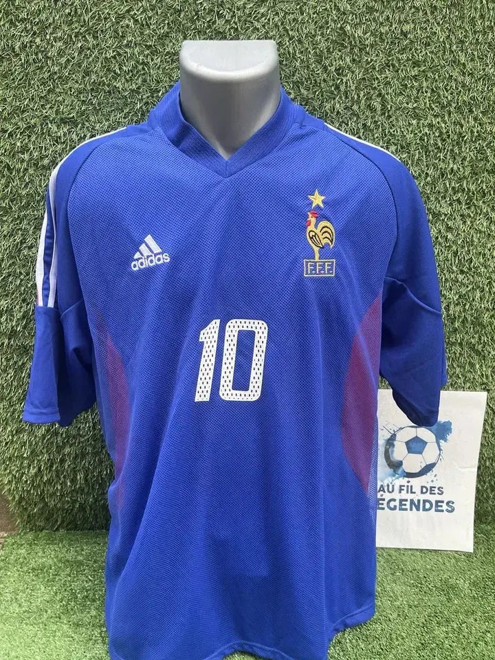 Maillot Zidane équipe de France - Au Fil Des Légendes adidas football shirt fff