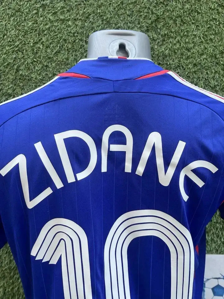 Maillot Zidane équipe de France - Au Fil Des Légendes adidas football vintage