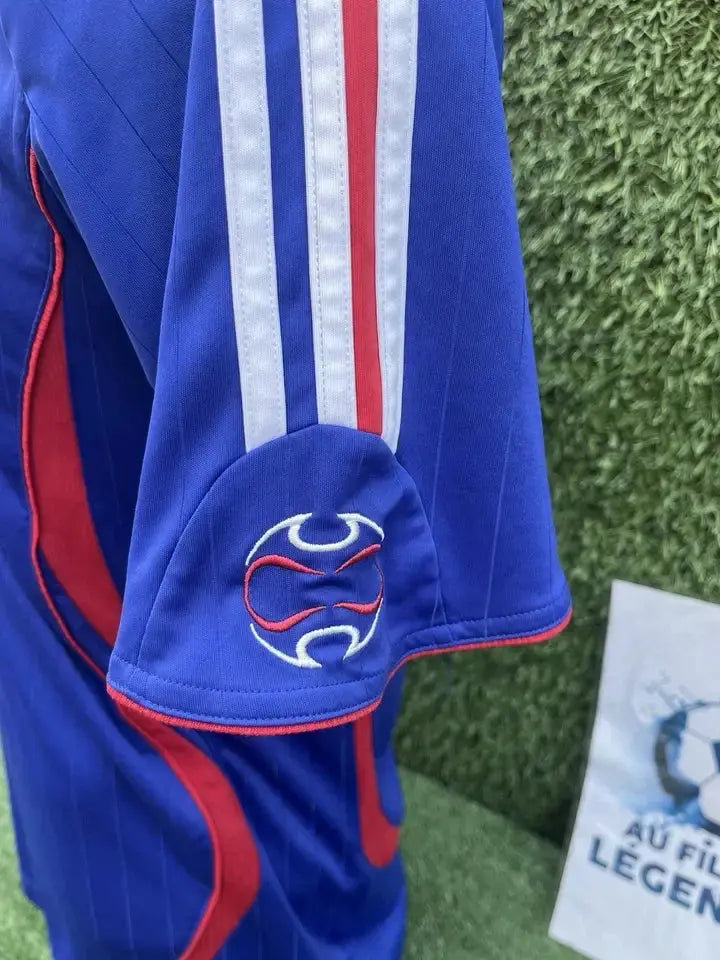 Maillot Zidane équipe de France - Au Fil Des Légendes adidas football vintage
