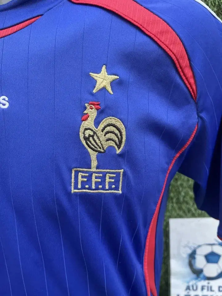 Maillot Zidane équipe de France - Au Fil Des Légendes adidas football vintage
