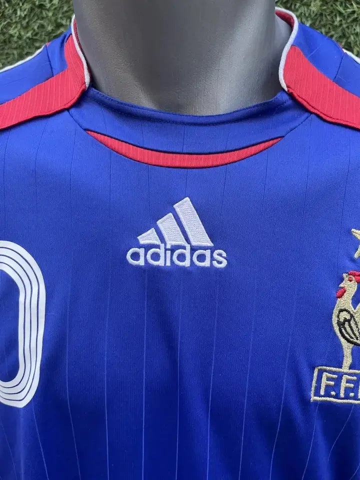 Maillot Zidane équipe de France - Au Fil Des Légendes adidas football vintage