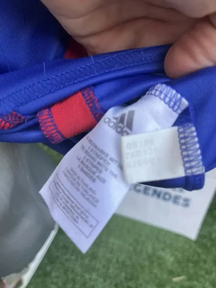 Maillot Zidane équipe de France - Au Fil Des Légendes adidas football vintage