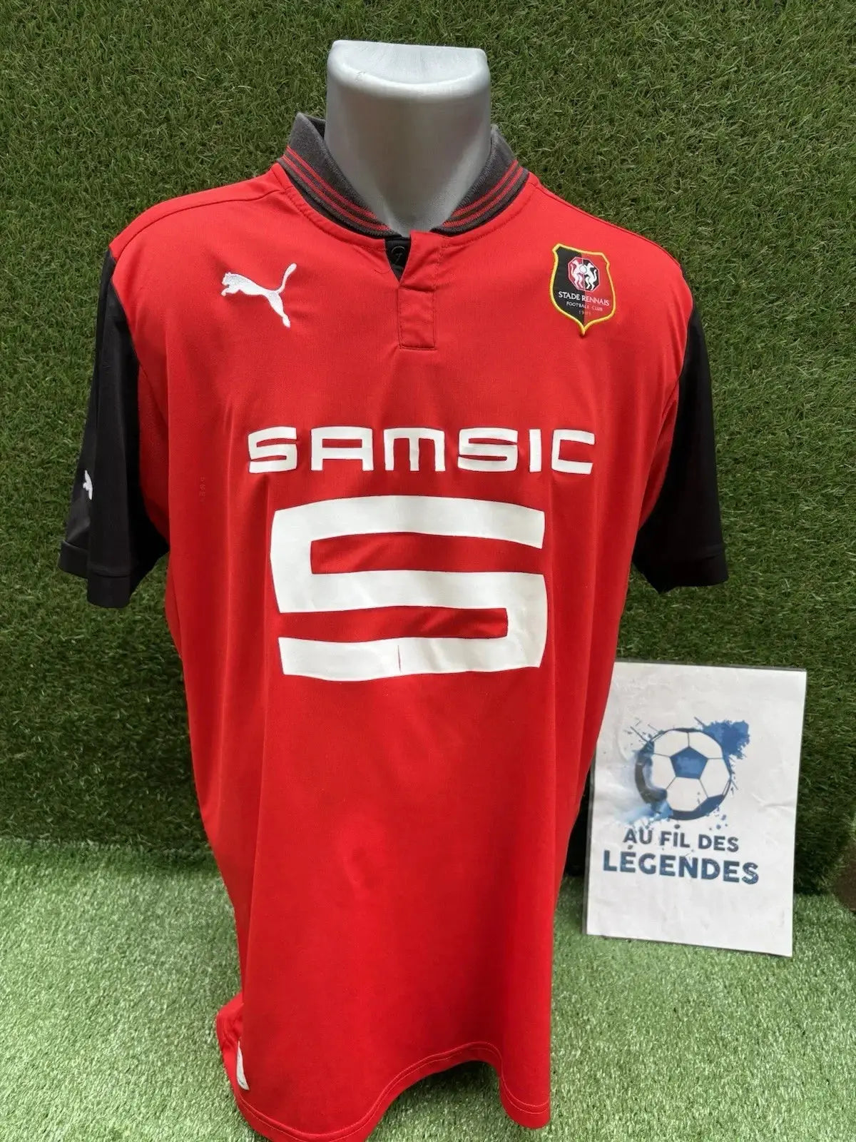 Maillot Alessandrini Stade Rennais - Au Fil Des Légendes puma football shirt vintage
