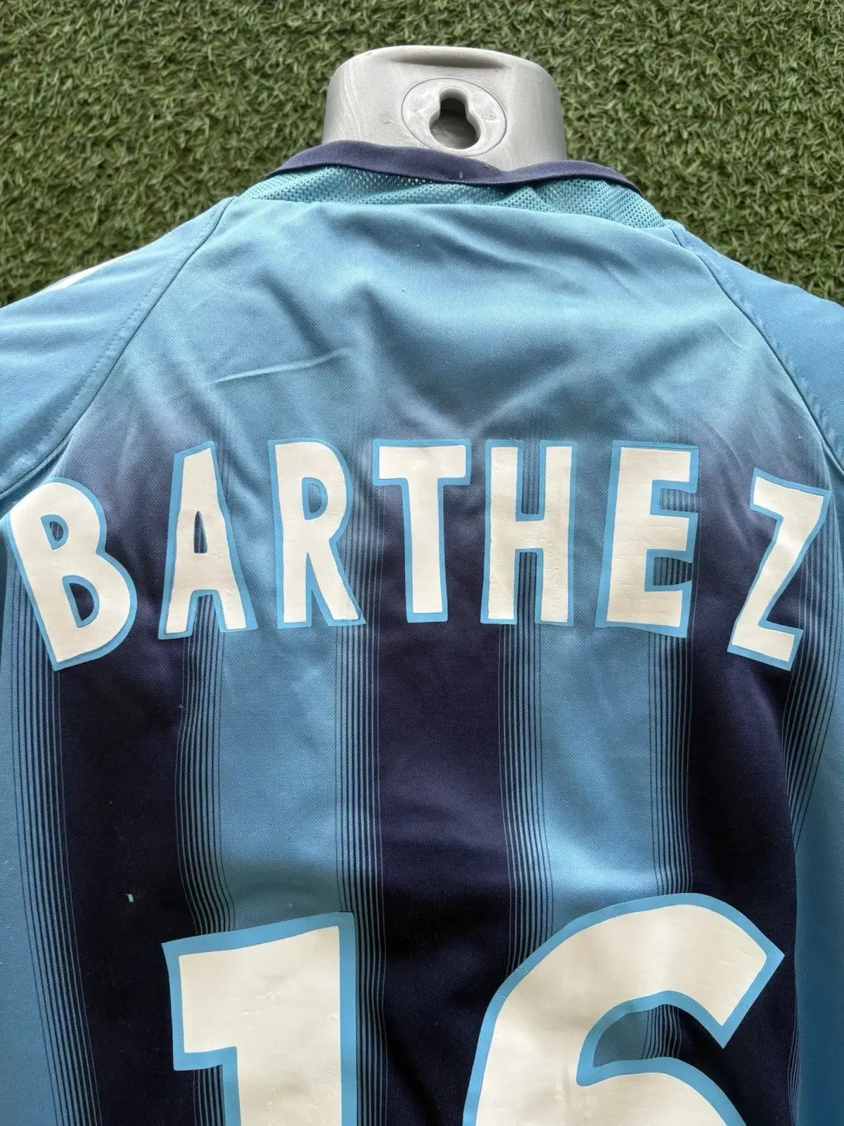 Maillot Barthez olympique de Marseille - Au Fil Des Légendes adidas football shirt vintage