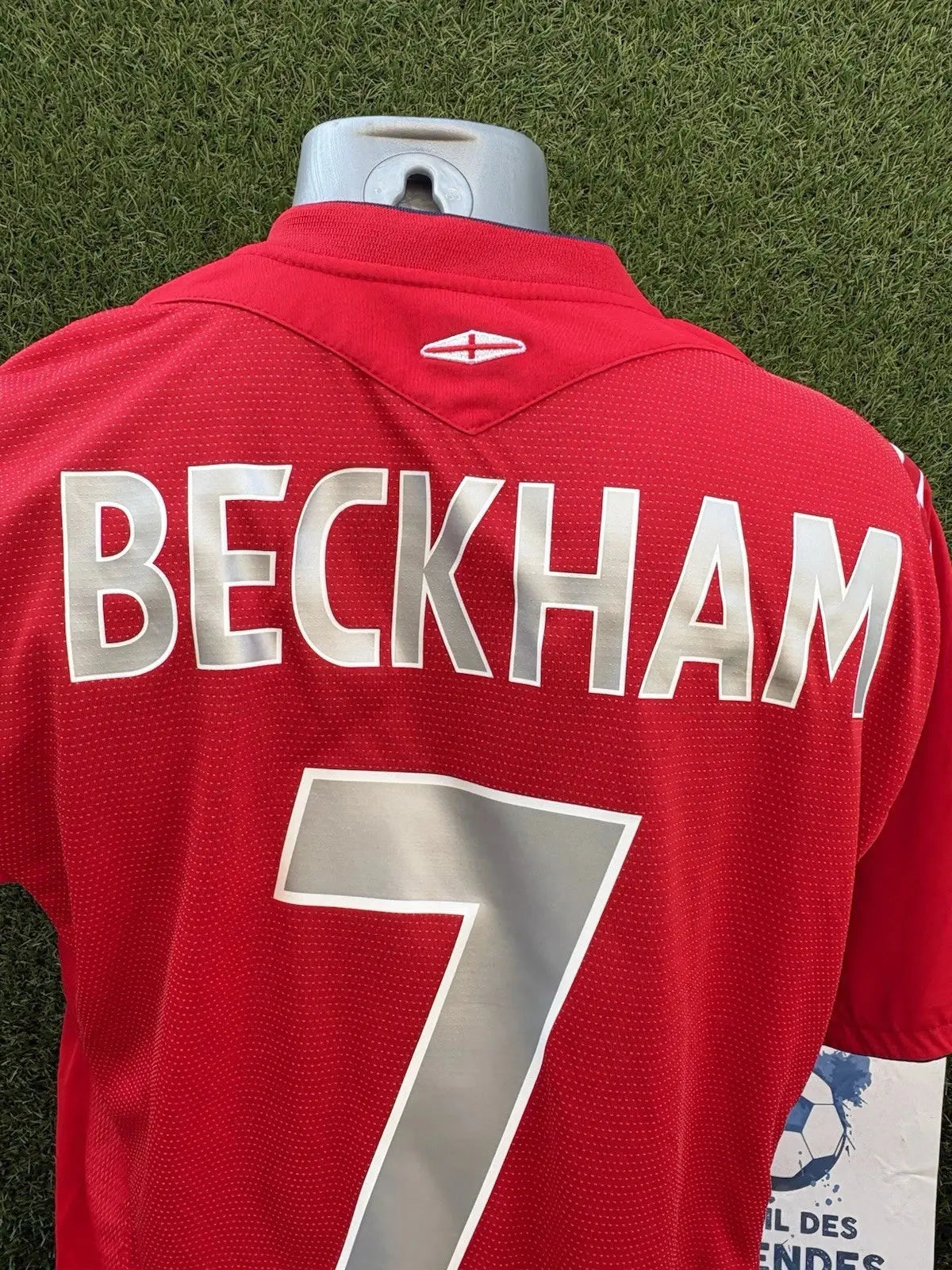 Maillot Beckham Angleterre Au Fil Des Légendes umbro football shirt vintage