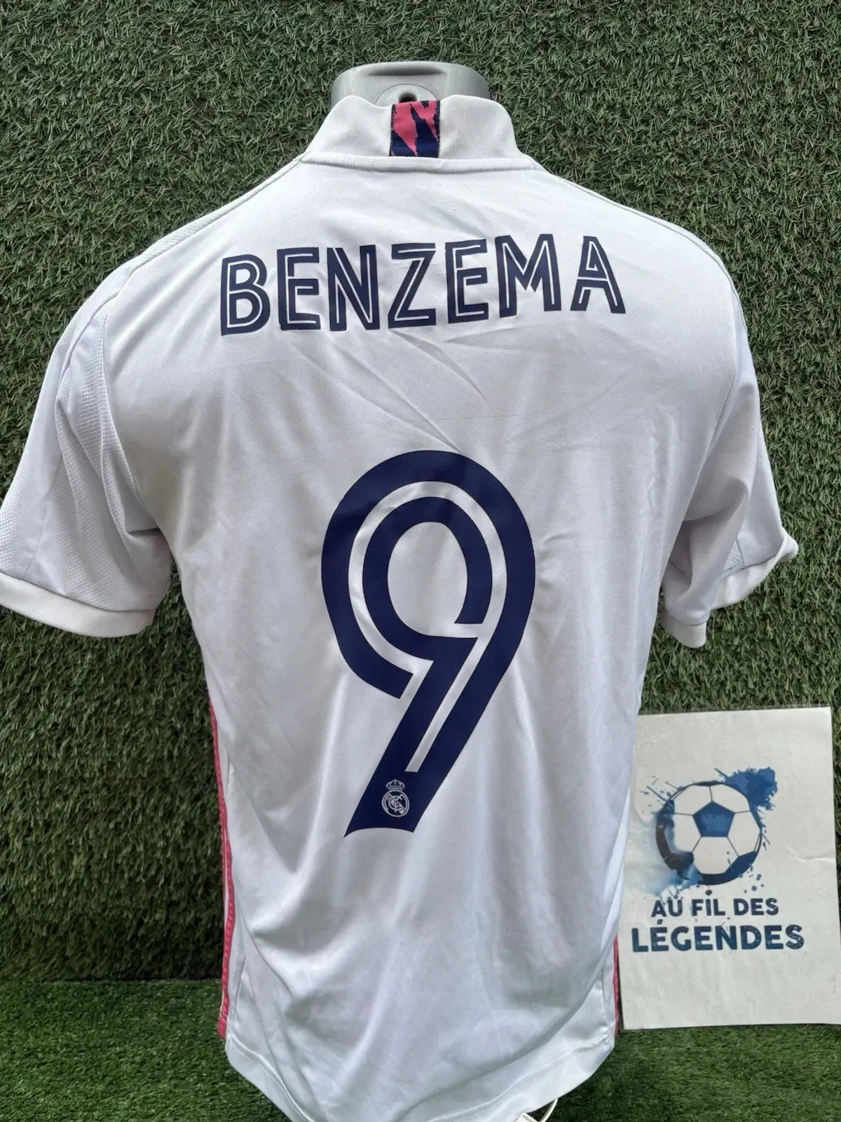 Maillot Benzema Real Madrid - Au Fil Des Légendes adidas football shirt vintage