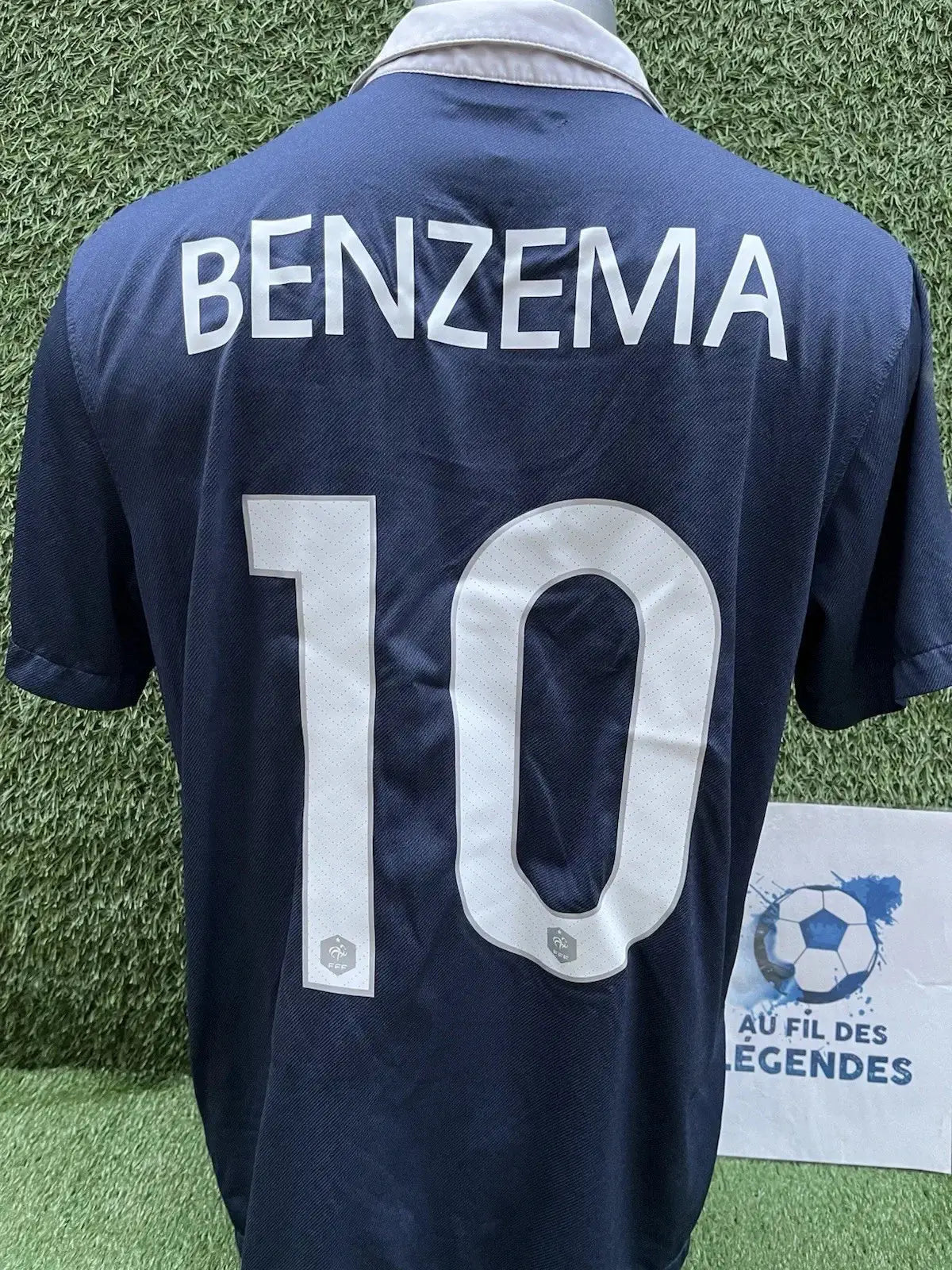 Maillot Benzema équipe de France - Au Fil Des Légendes vintage nike football shirt