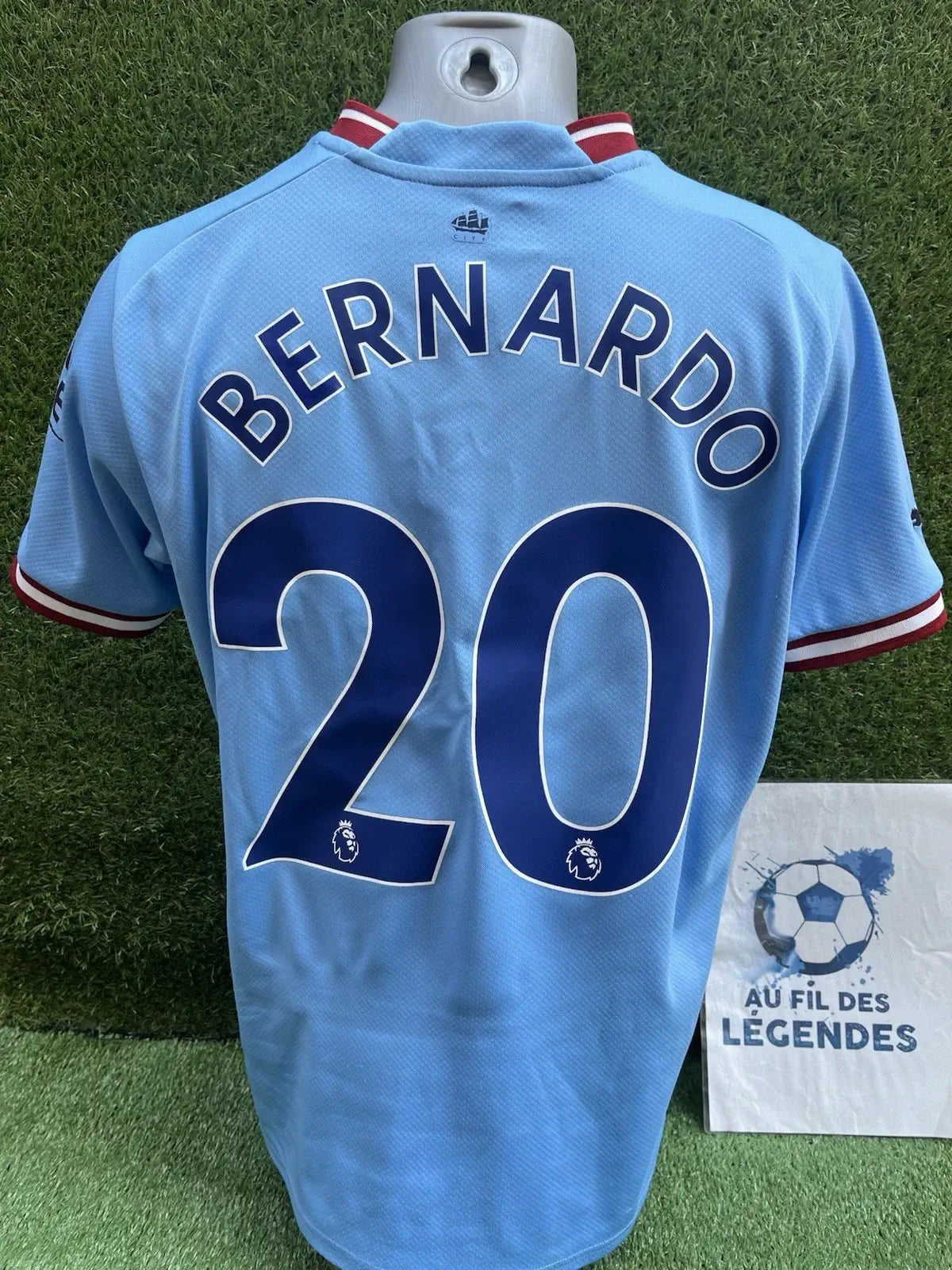Maillot Bernardo Silva Manchester City - 2022 -Taille M Au Fil Des Légendes