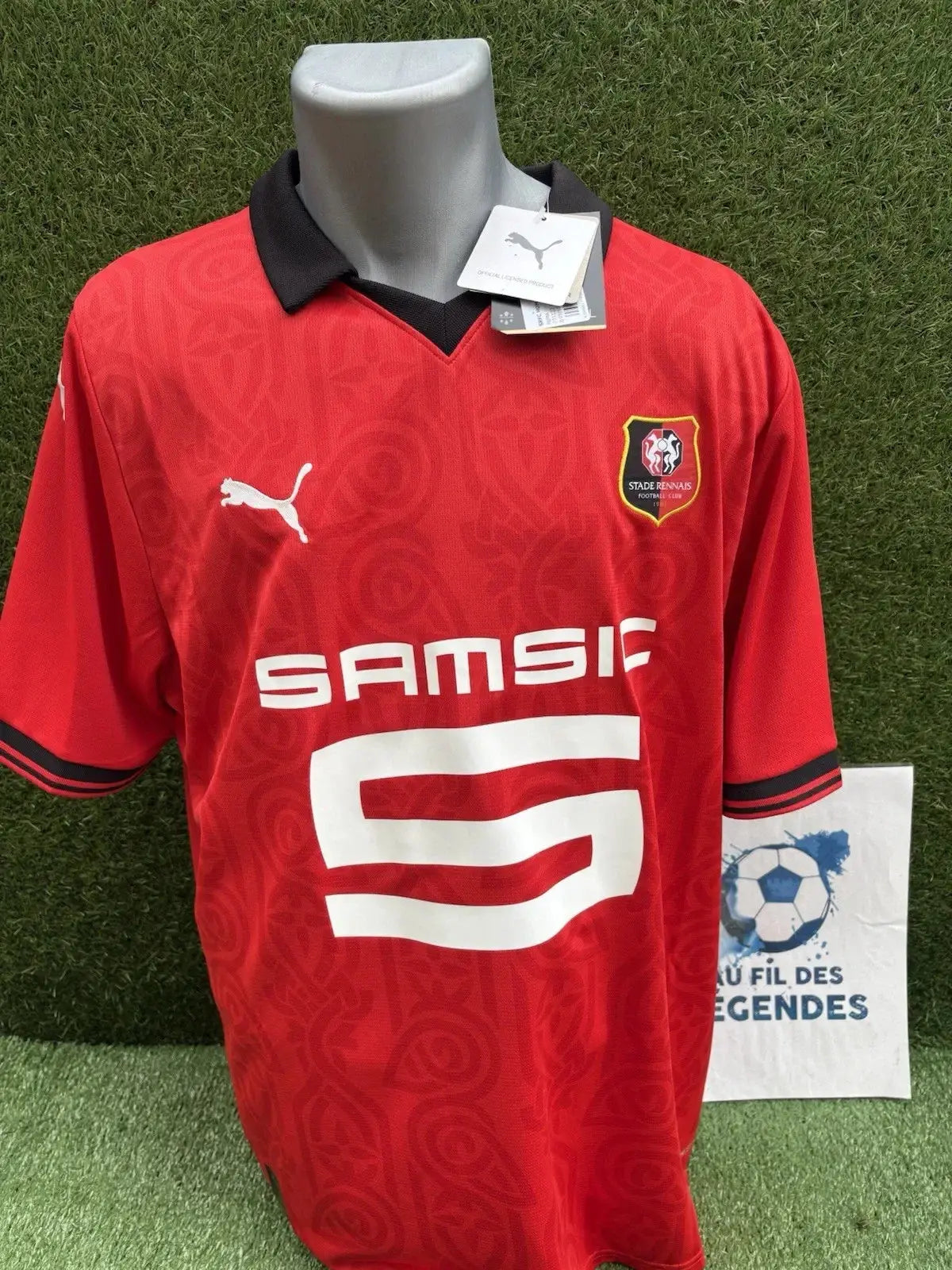 Maillot Bourigeaud Stade Rennais - Au Fil Des Légendes puma football shirt