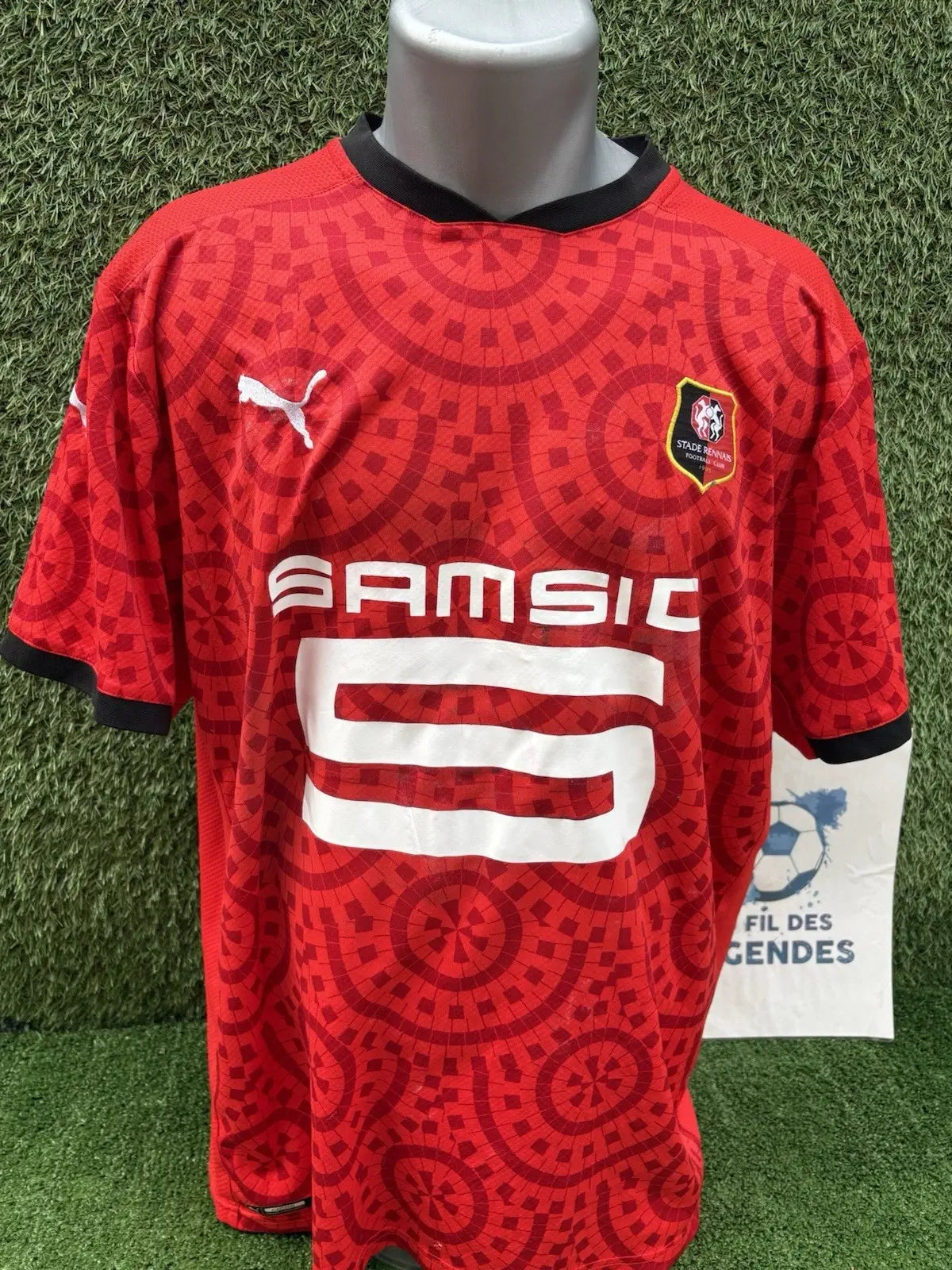 Maillot Camavinga Stade Rennais- home 2020/21 - taille XL Au Fil Des Légendes