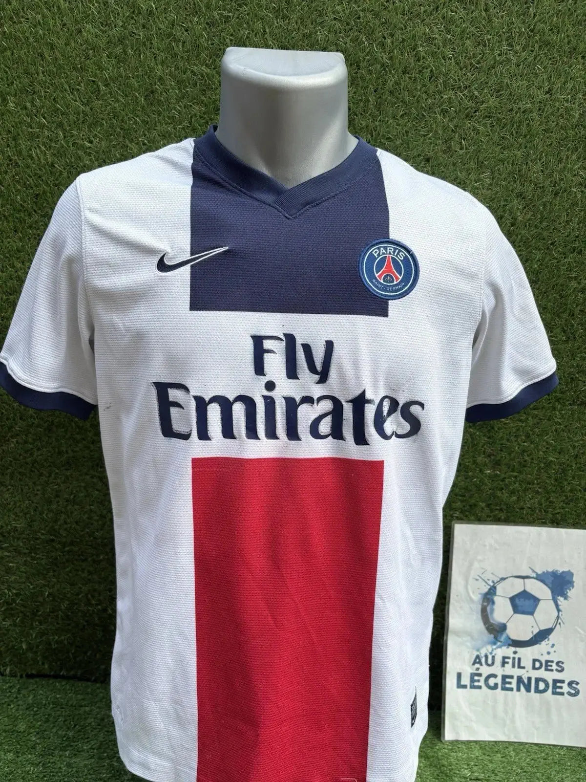 Maillot Cavani PSG Extérieur 2013/14 Nike - Taille XS