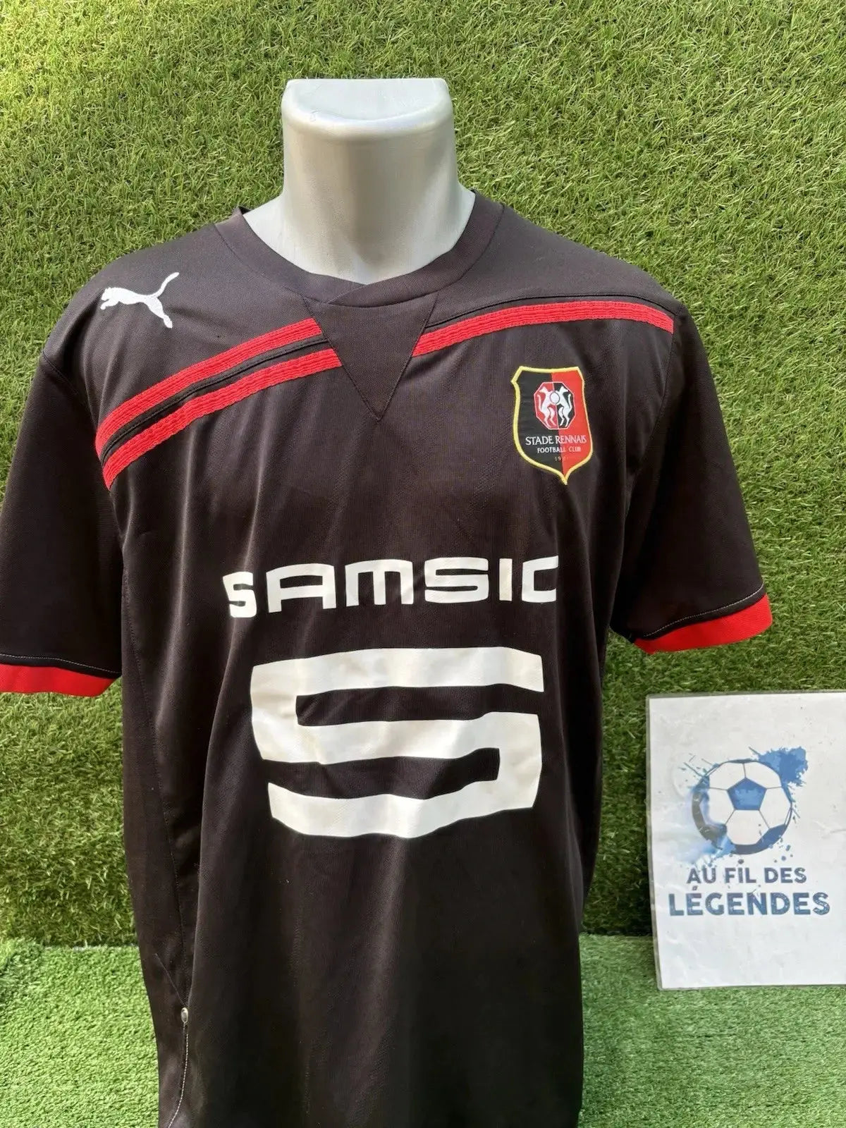Maillot Danze Stade Rennais Au Fil Des Légendes puma football shirt vintage