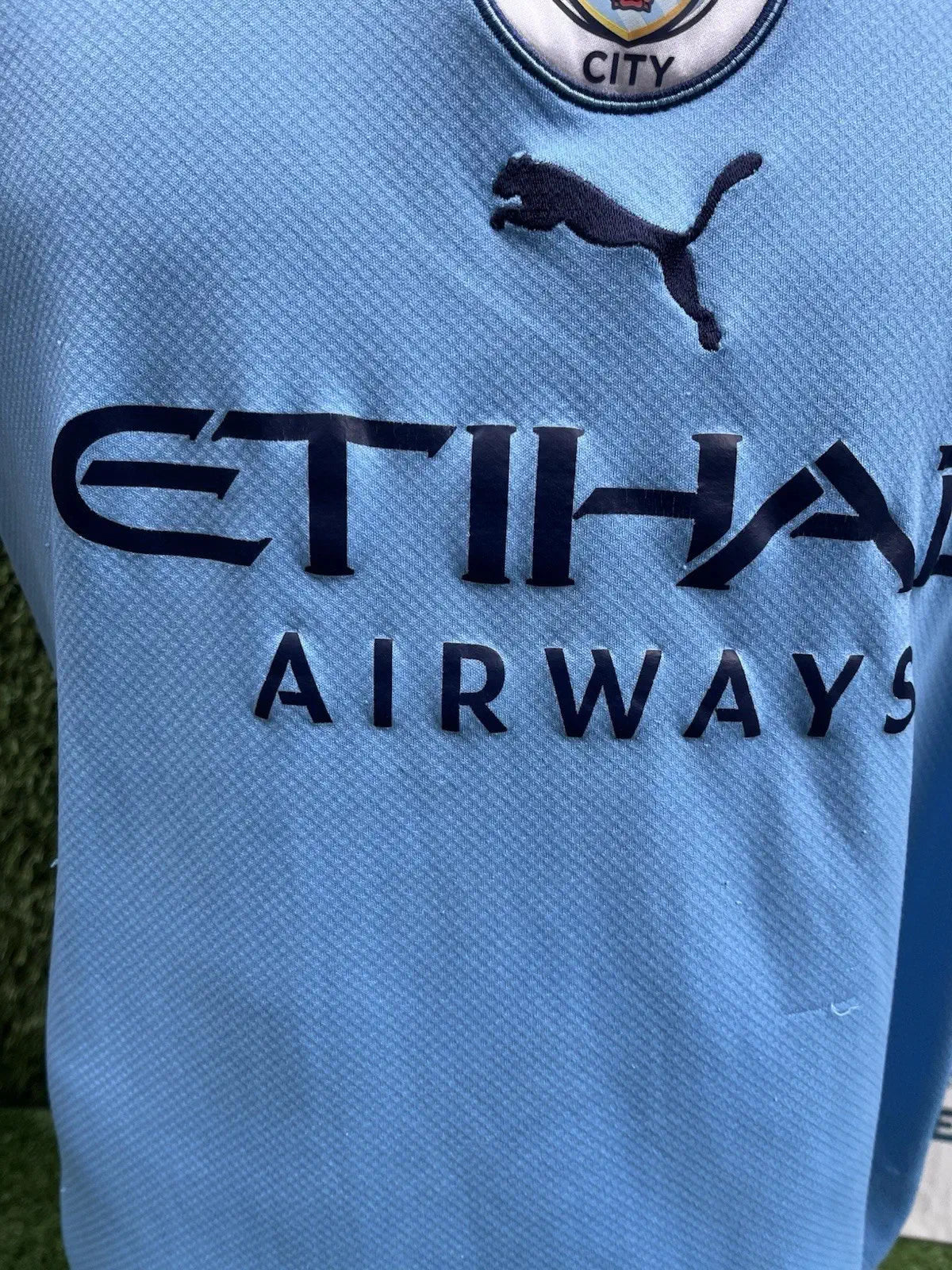 Maillot De Bruyne Manchester City- home 2022-23 - Taille L Au Fil Des Légendes