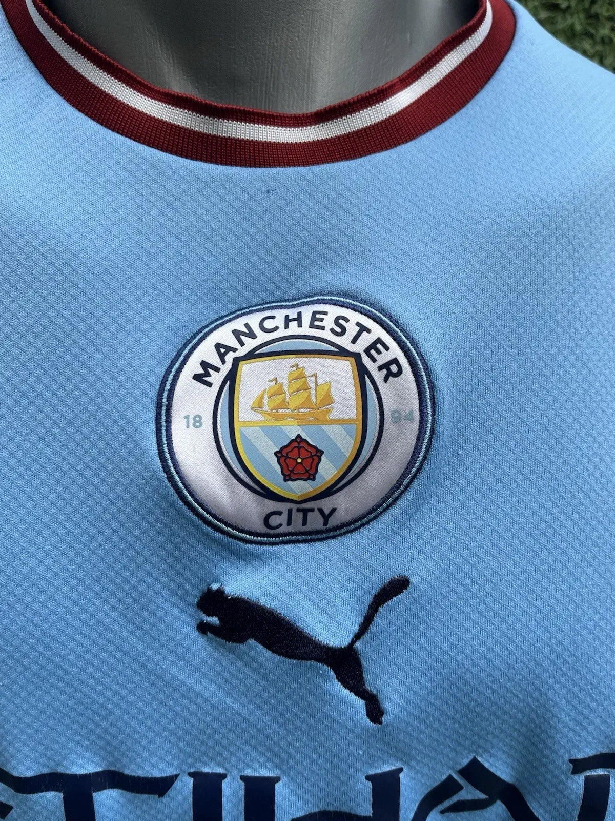 Maillot De Bruyne Manchester City- home 2022-23 - Taille L Au Fil Des Légendes