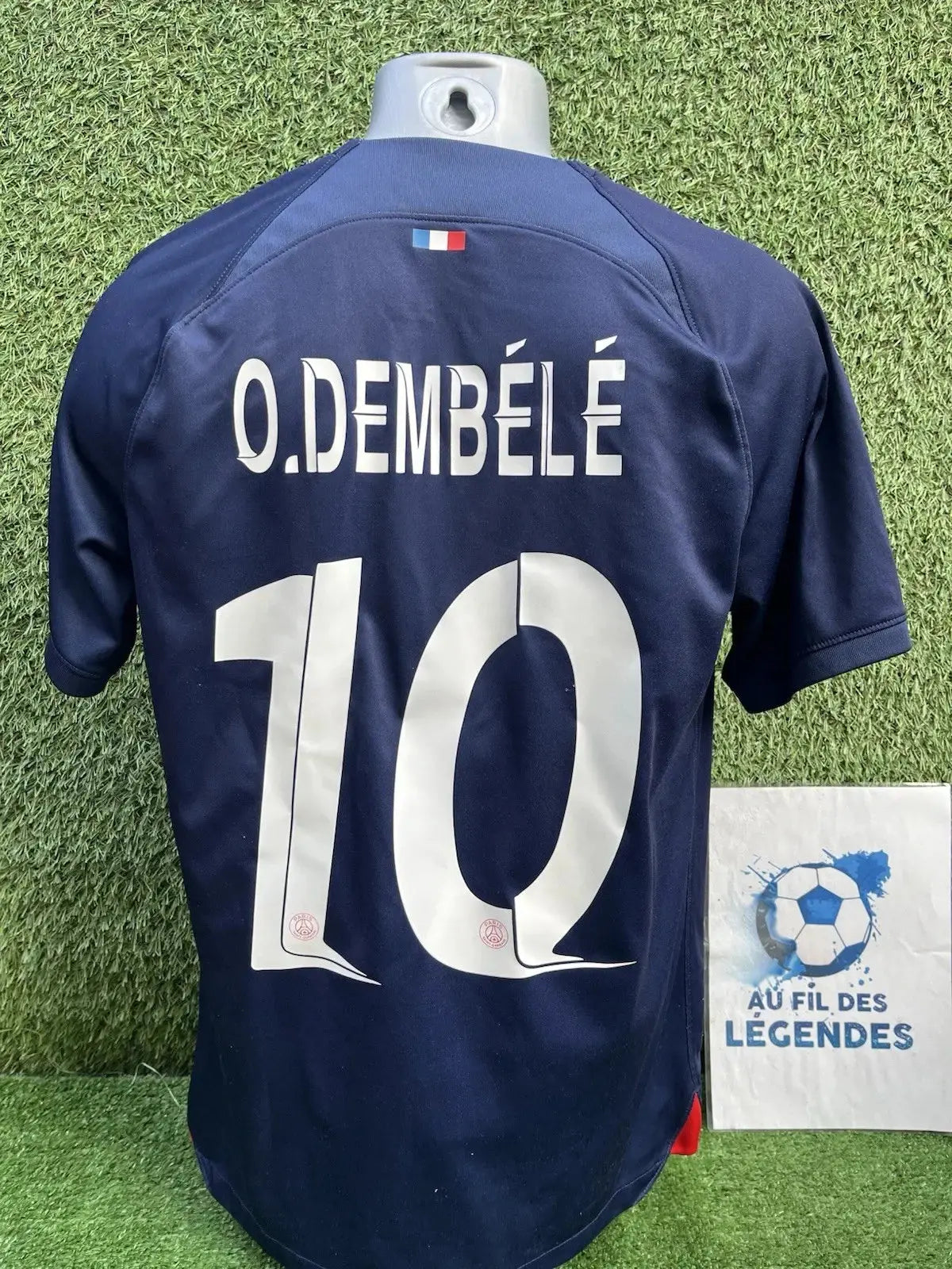 MAILLOT DE FOOTBALL PSG 2023/2024 DOMICILE - DEMBÉLÉ #10 BORN X RAIS – BRN Football