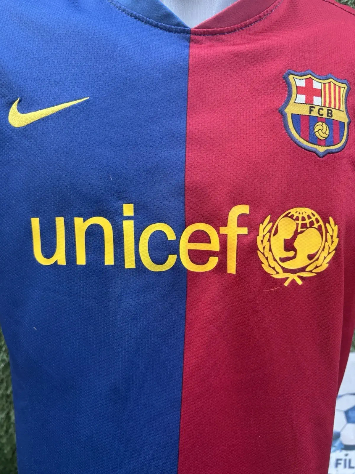 Maillot Eto'o FC Barcelone - home 2008 - Taille XS Au Fil Des Légendes
