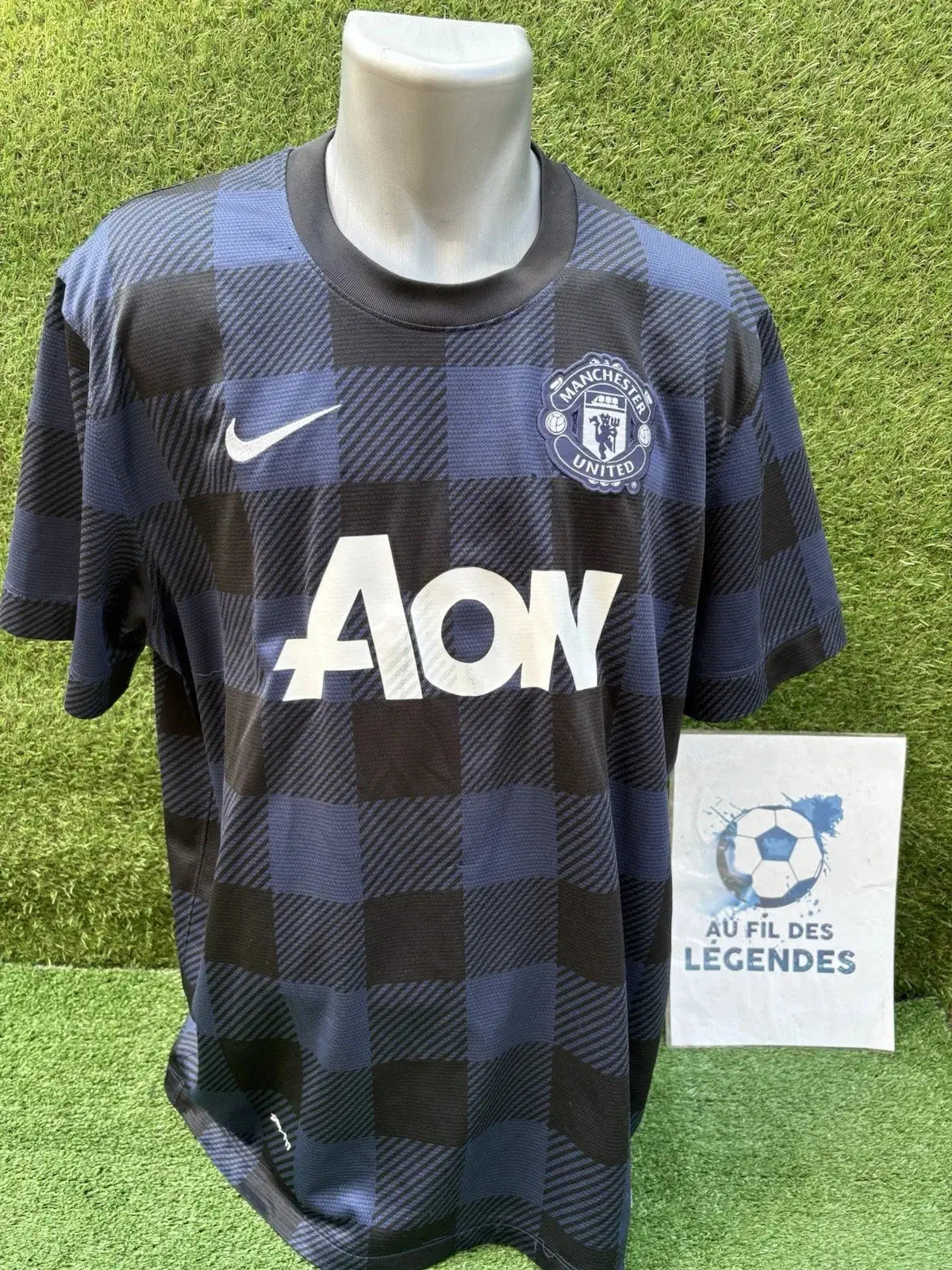 Maillot Evra Manchester United Au Fil Des Légendes nike football shirt vintage