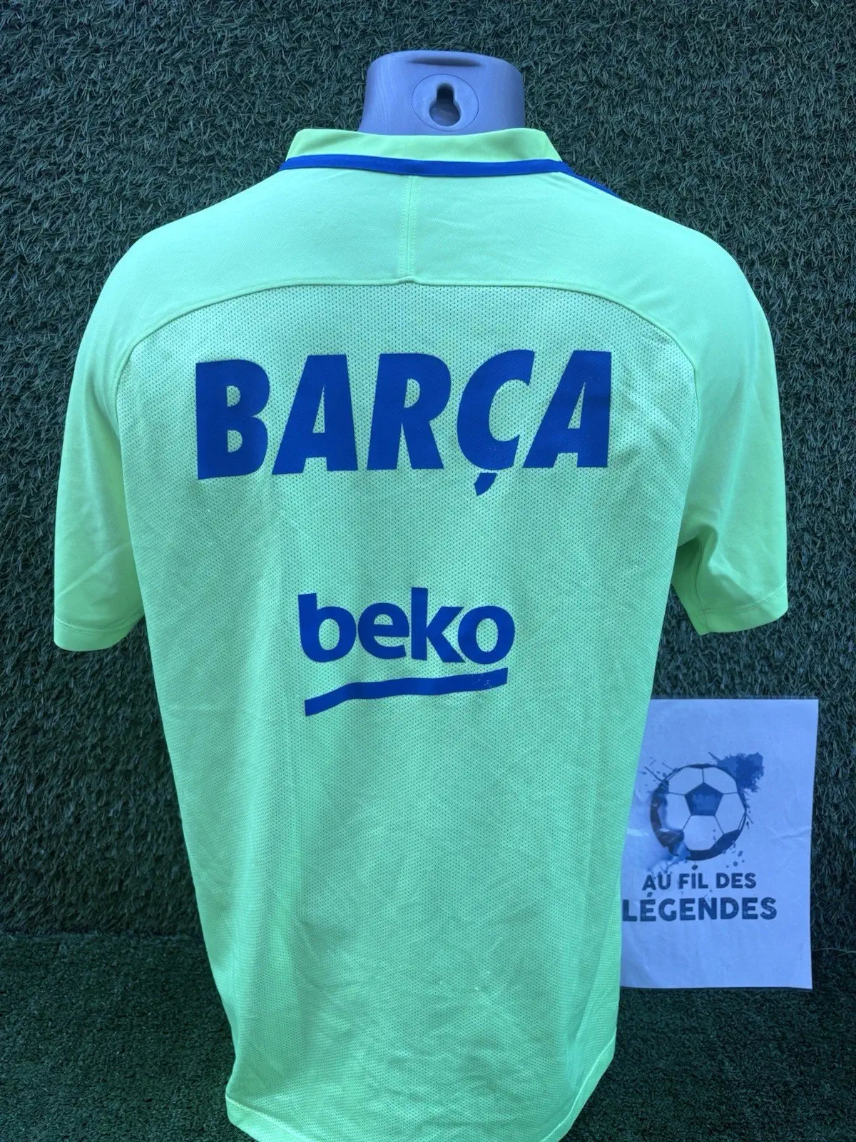 Maillot FC Barcelone entrainement -2019 Taille L Au Fil Des Légendes