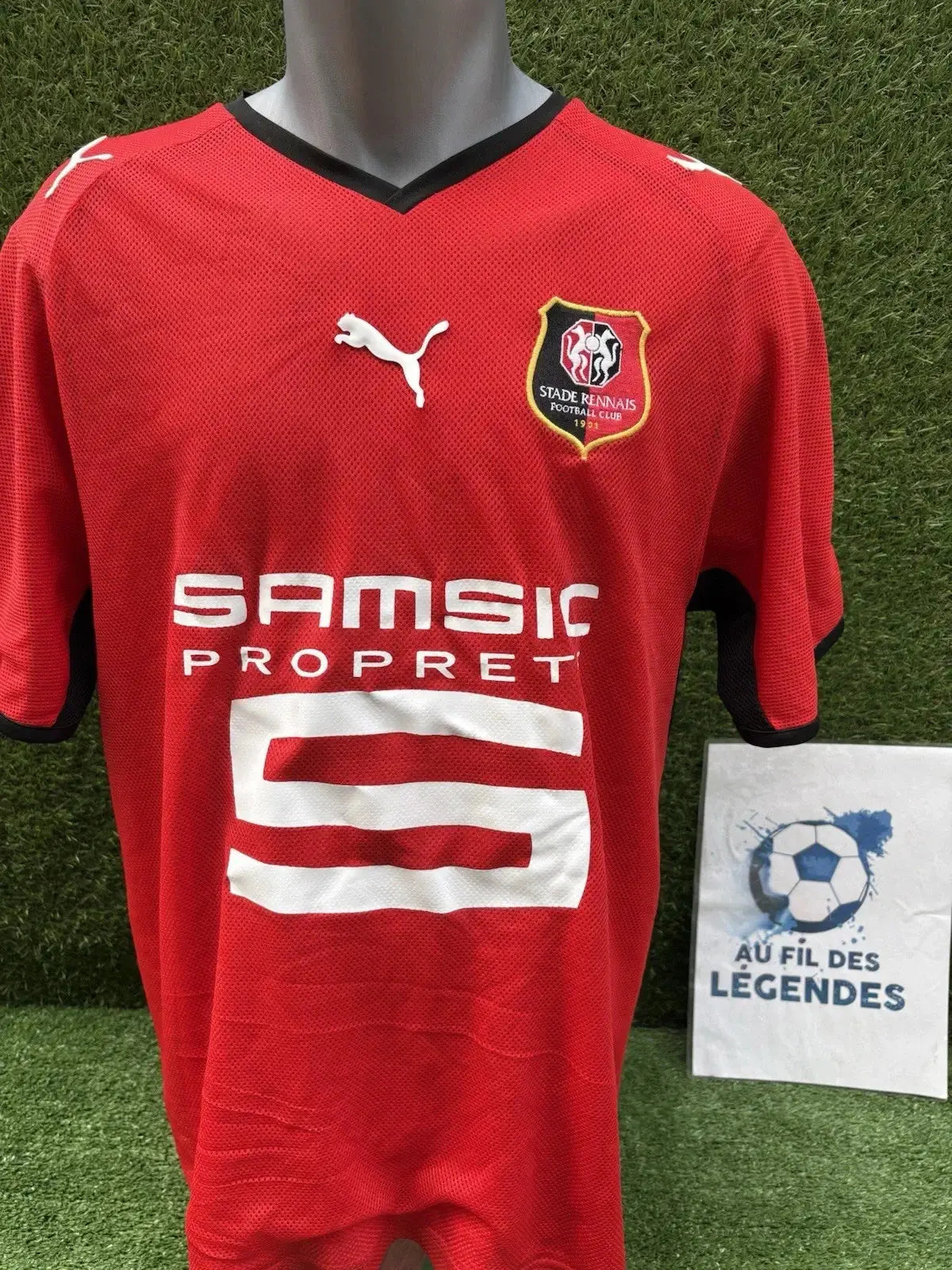 Maillot Fanni Stade Rennais Au Fil Des Légendes puma football shirt vintage