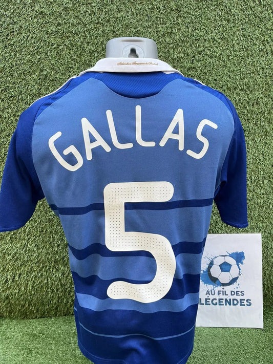 Maillot Gallas france - Au Fil Des Légendes adidas tee shirt football sport jersey