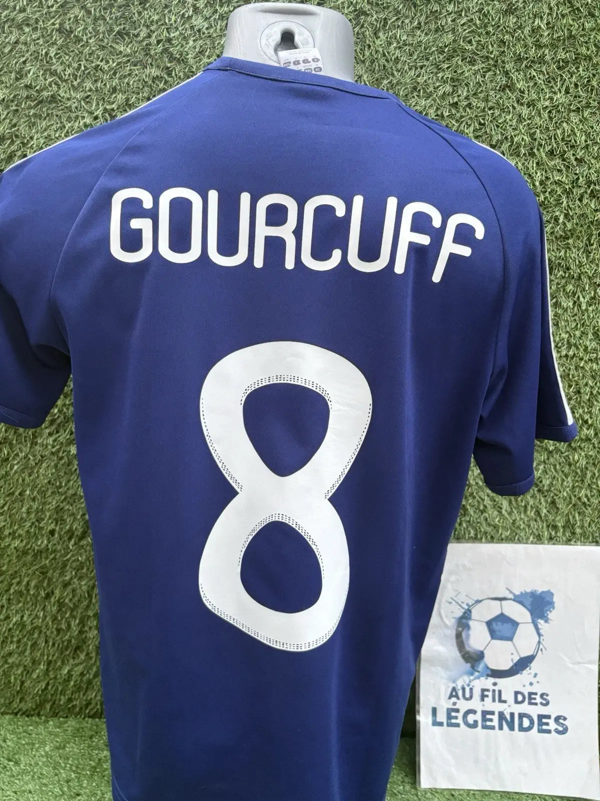 Maillot Gourcuff équipe de France -home 2010- Taille S Au Fil Des Légendes