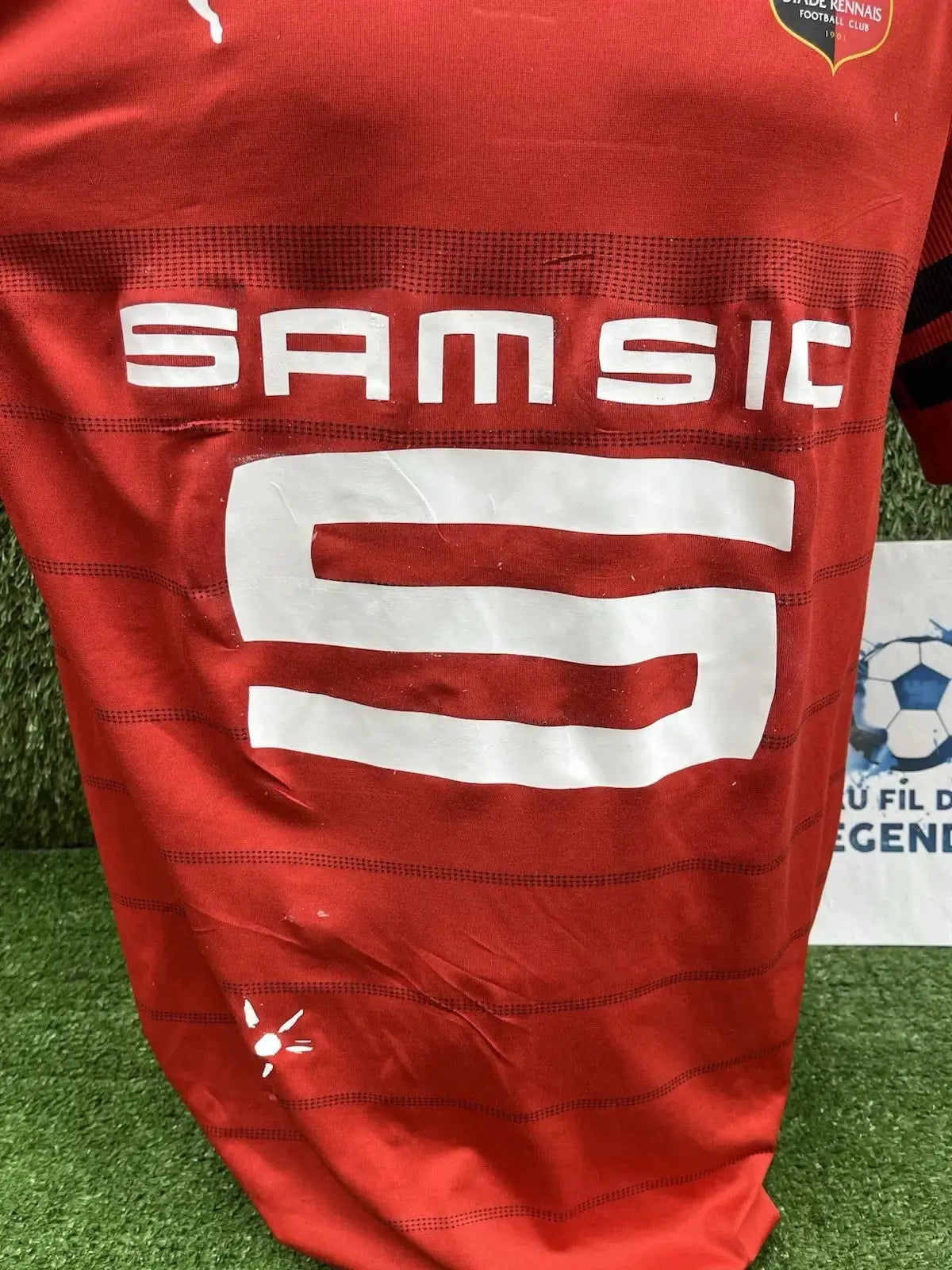 Maillot Grenier Stade Rennais - Au Fil Des Légendes puma vintage football shirt