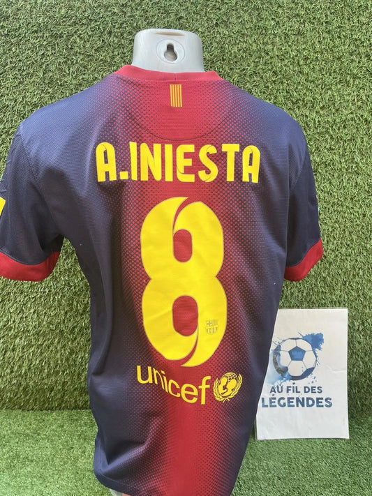 Maillot Iniesta Barcelone - Au Fil Des Légendes nike football