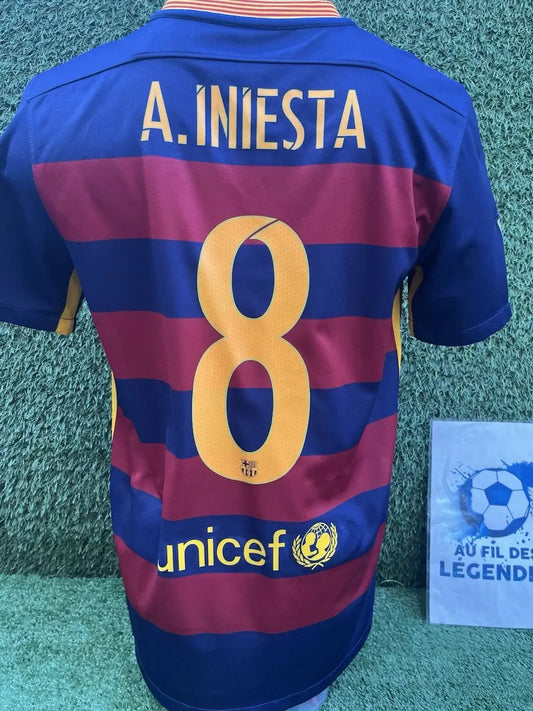 Maillot Iniesta Barcelone - Au Fil Des Légendes nike football shirt
