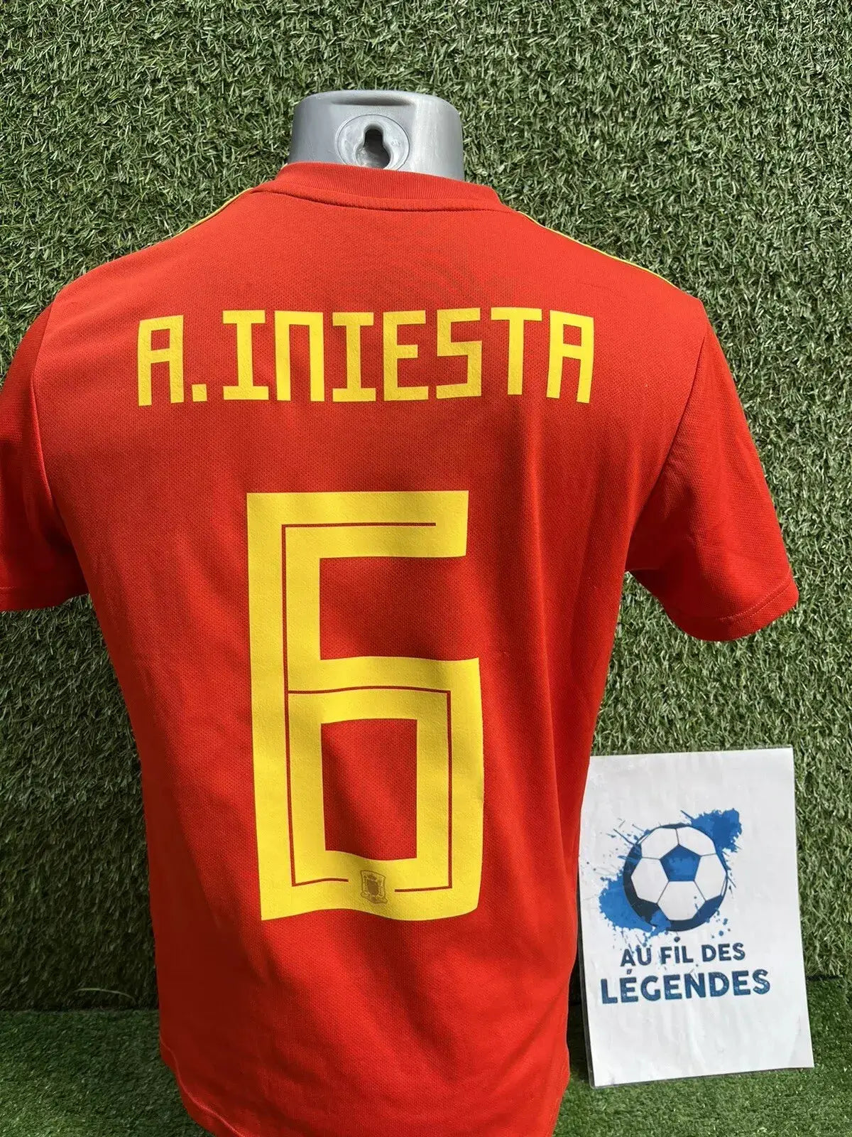 Maillot Iniesta Espagne Au Fil Des Légendes