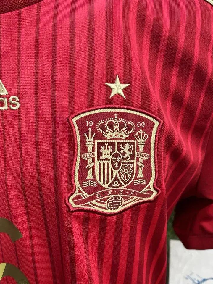 Maillot Iniesta Espagne - Au Fil Des Légendes adidas football shirt vintage authentique