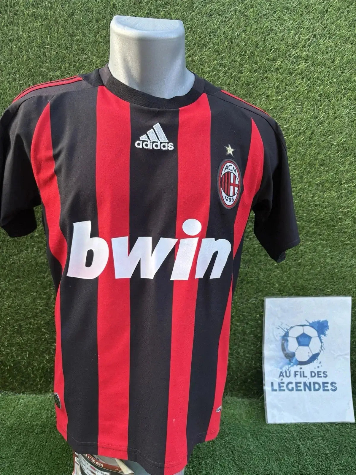 Maillot Kaka Milan AC Au Fil Des Légendes adidas vintage football shirt