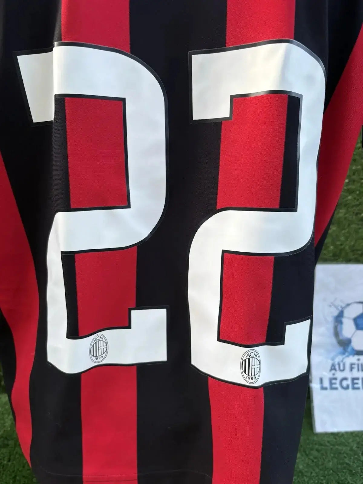 Maillot Kaka Milan AC Au Fil Des Légendes adidas vintage football shirt