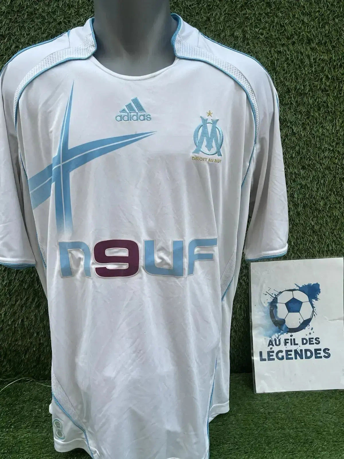 Maillot Marseille Vintage - Au Fil Des Légendes vintage authentique foot