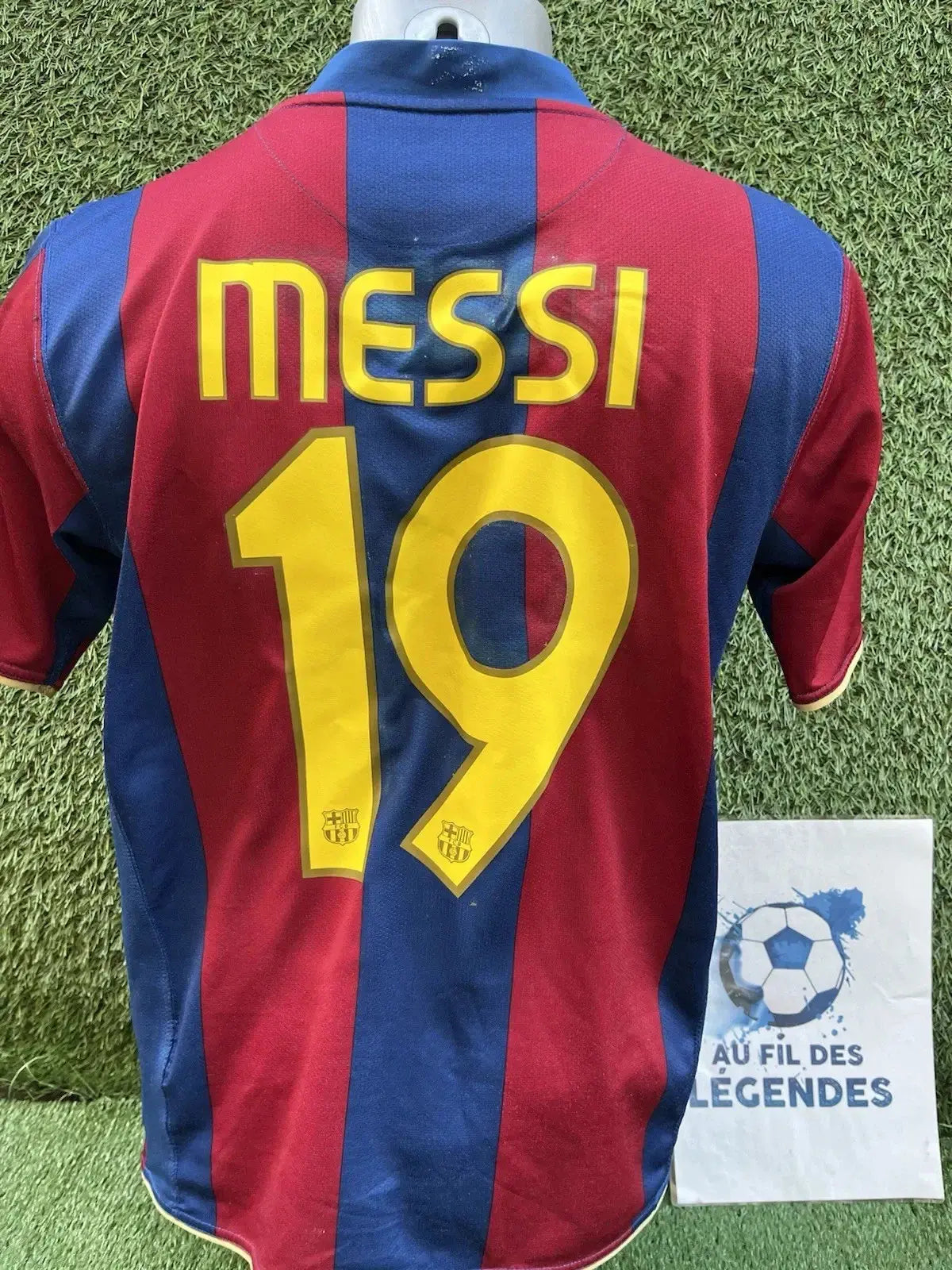 Maillot Messi Barcelone - Au Fil Des Légendes nike football shirt vintage authentique