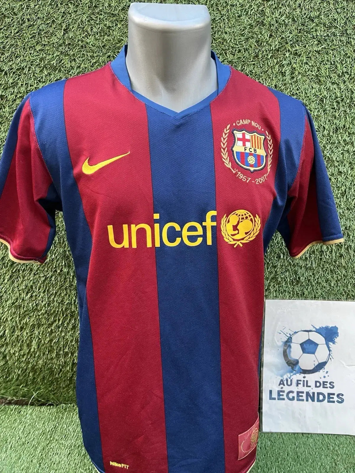 Maillot Messi Barcelone - Au Fil Des Légendes nike football shirt vintage authentique