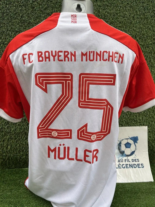 Maillot Muller Bayern Munich - Au Fil Des Légendes adidas football shirt