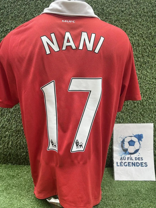 Maillot Nani Manchester United - Au Fil Des Légendes nike football rétro vintage shirt