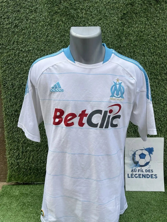 Maillot Olympique de Marseille Vintage - Au Fil Des Légendes adidas football