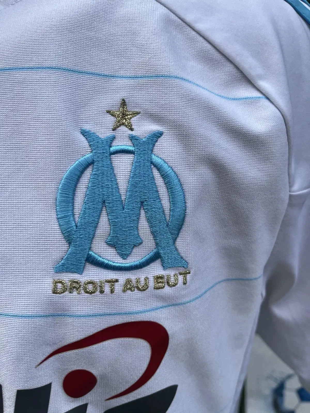 Maillot Olympique de Marseille Vintage - Au Fil Des Légendes adidas football