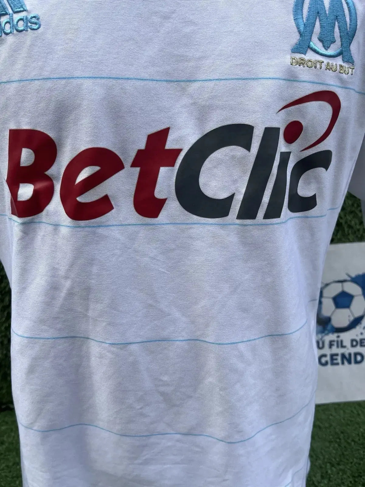 Maillot Olympique de Marseille Vintage - Au Fil Des Légendes adidas football